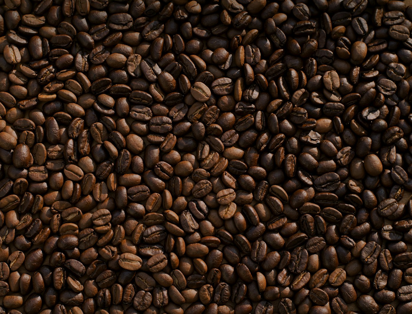 Roasted Ethiopian coffee beans