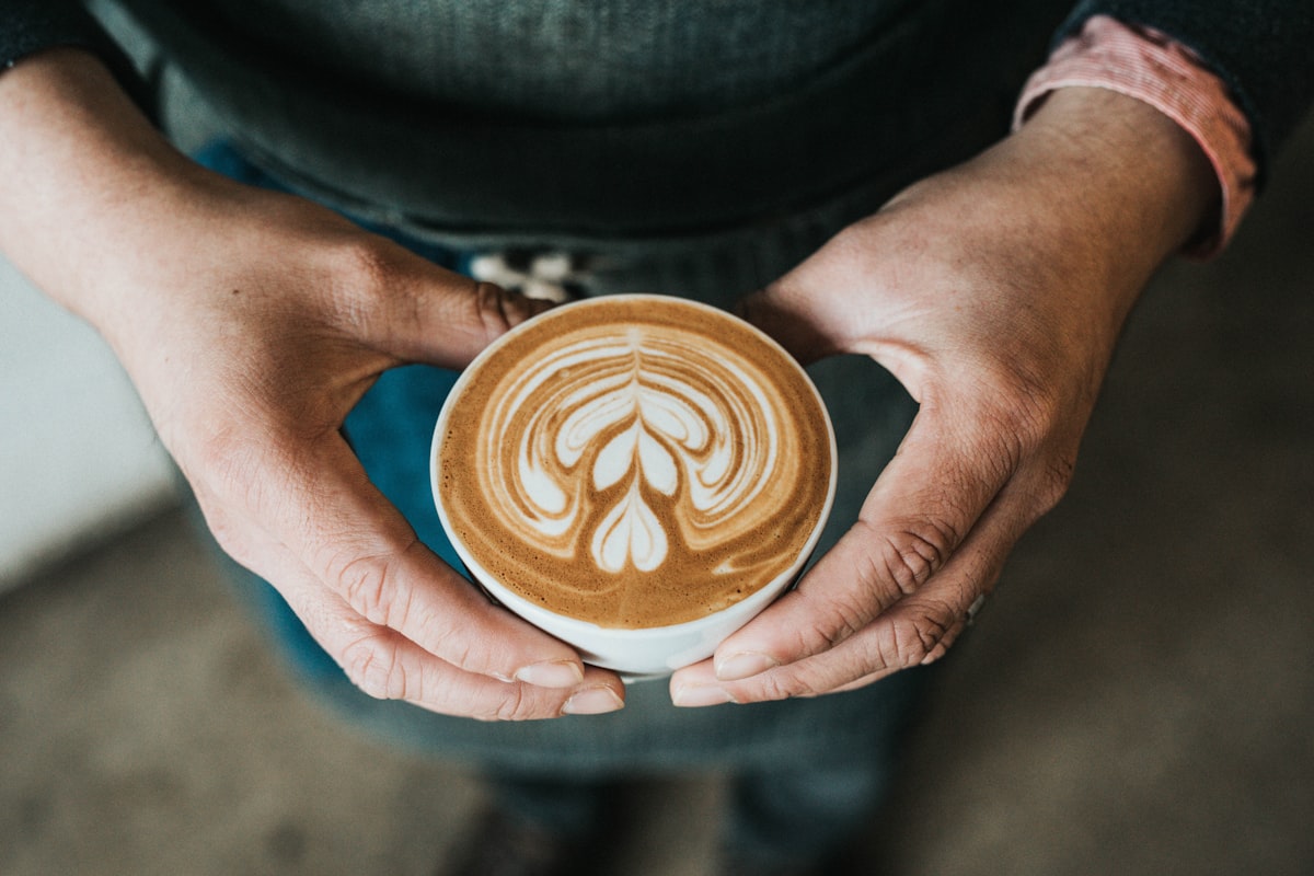 Pour over station brewing coffee by hand